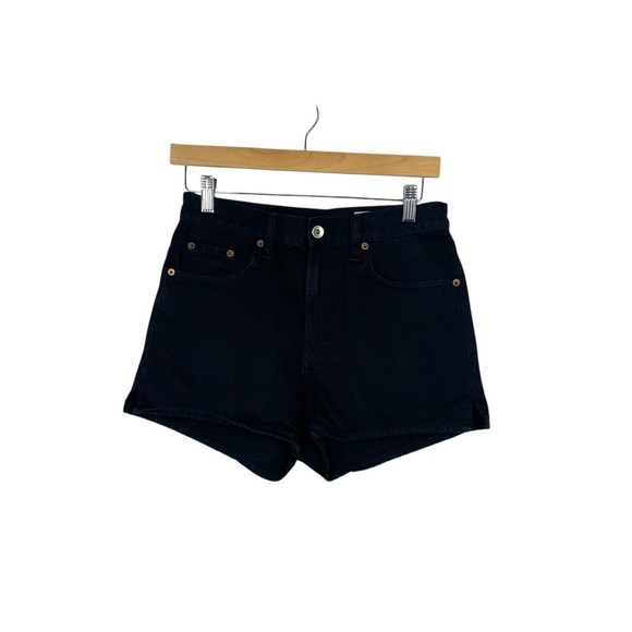 Rag & Bone Women’s High Rise Denim Shorts in Black Size 26 - Picture 1 of 10